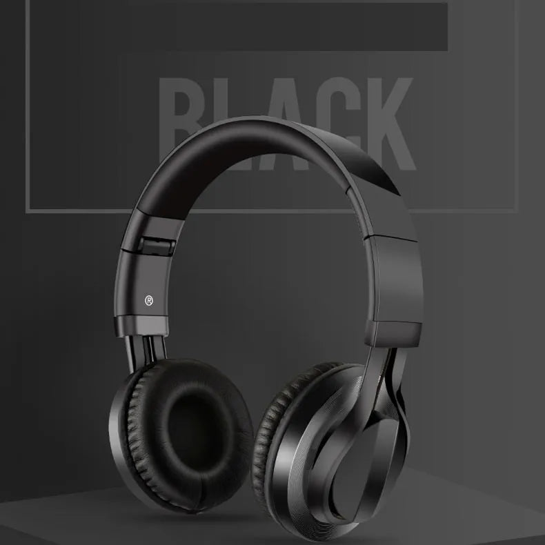 Black wired headphones with microphone and 3.5mm plug for mobile phone karaoke