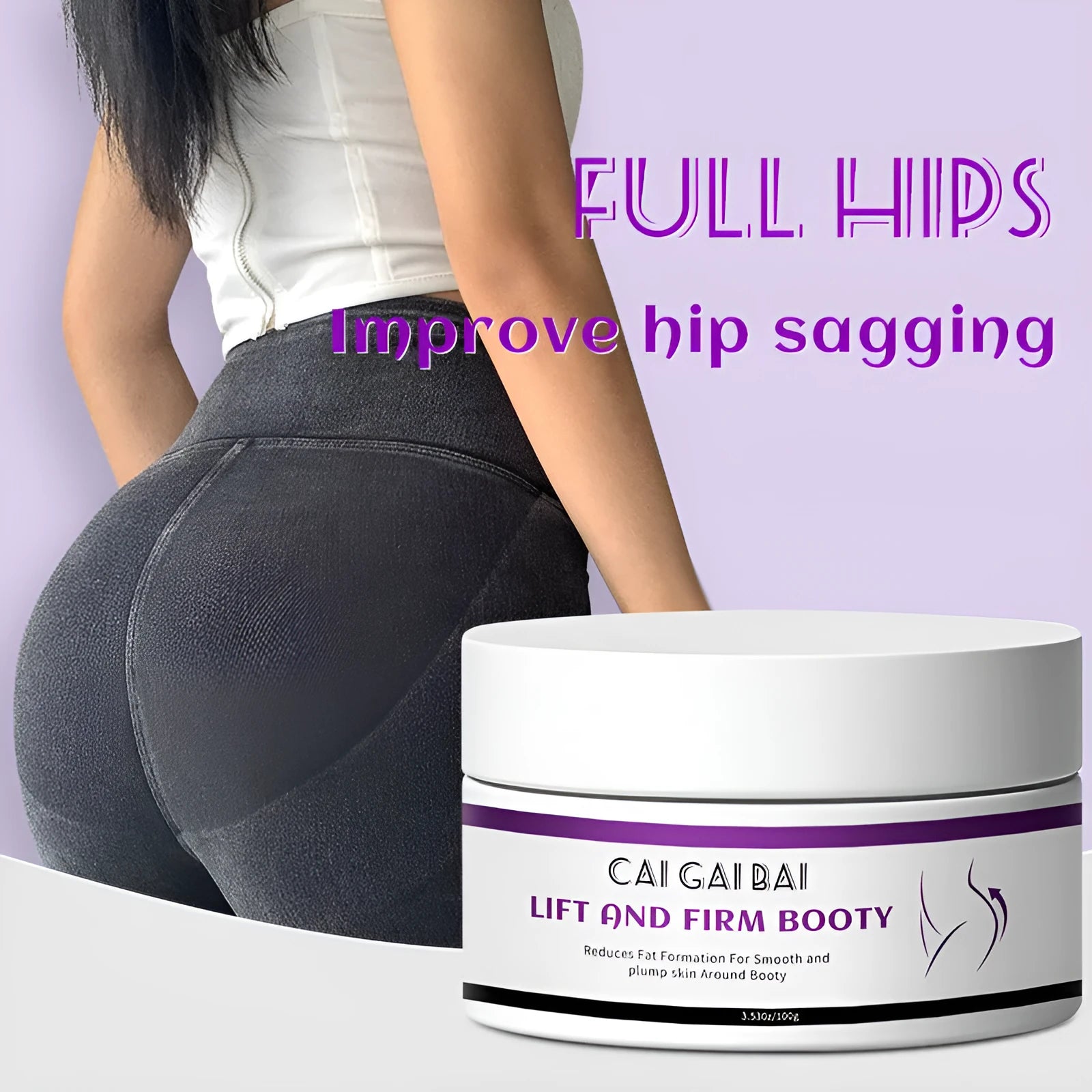 100g tube of hip lifting cream for buttock firming in home fitness routines