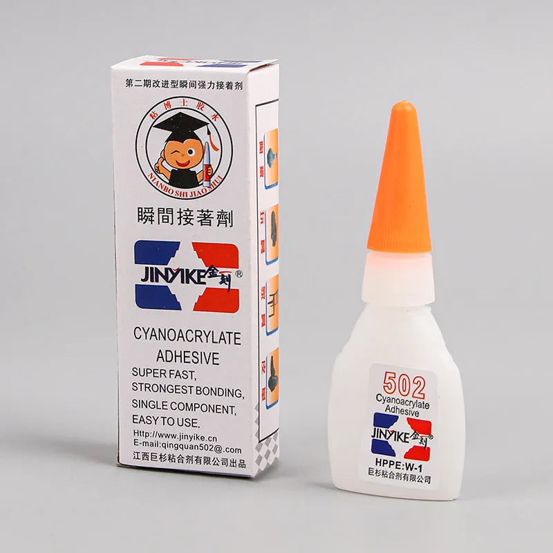 Instant strong adhesive glue patch for shoe repair in 3g or 8g format
