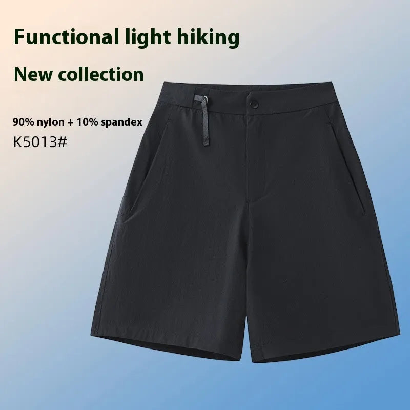 Men's quick-drying sports shorts with elastic 3D cutting in various colour options