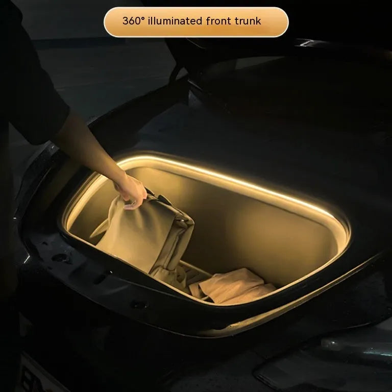 Tesla Model 3/Y centre console backup box LED atmosphere light kit in silicone housing