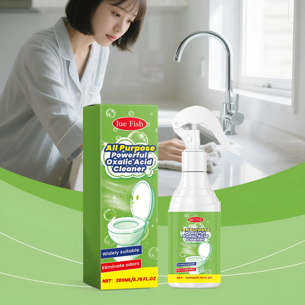200ml household grease cleaning spray bottle showing dimensions of 5.5cm by 13.6cm