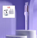 White and Chigo brand automatic hair curler with 32mm barrel and wired power plug