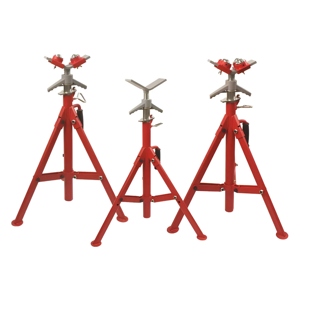 V-head pipe bracket for steel pipe support with ball configuration options
