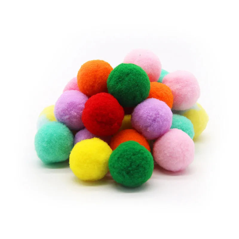 30cm pet toy launch gun with set of soft plush shooting balls for interactive cat and dog play