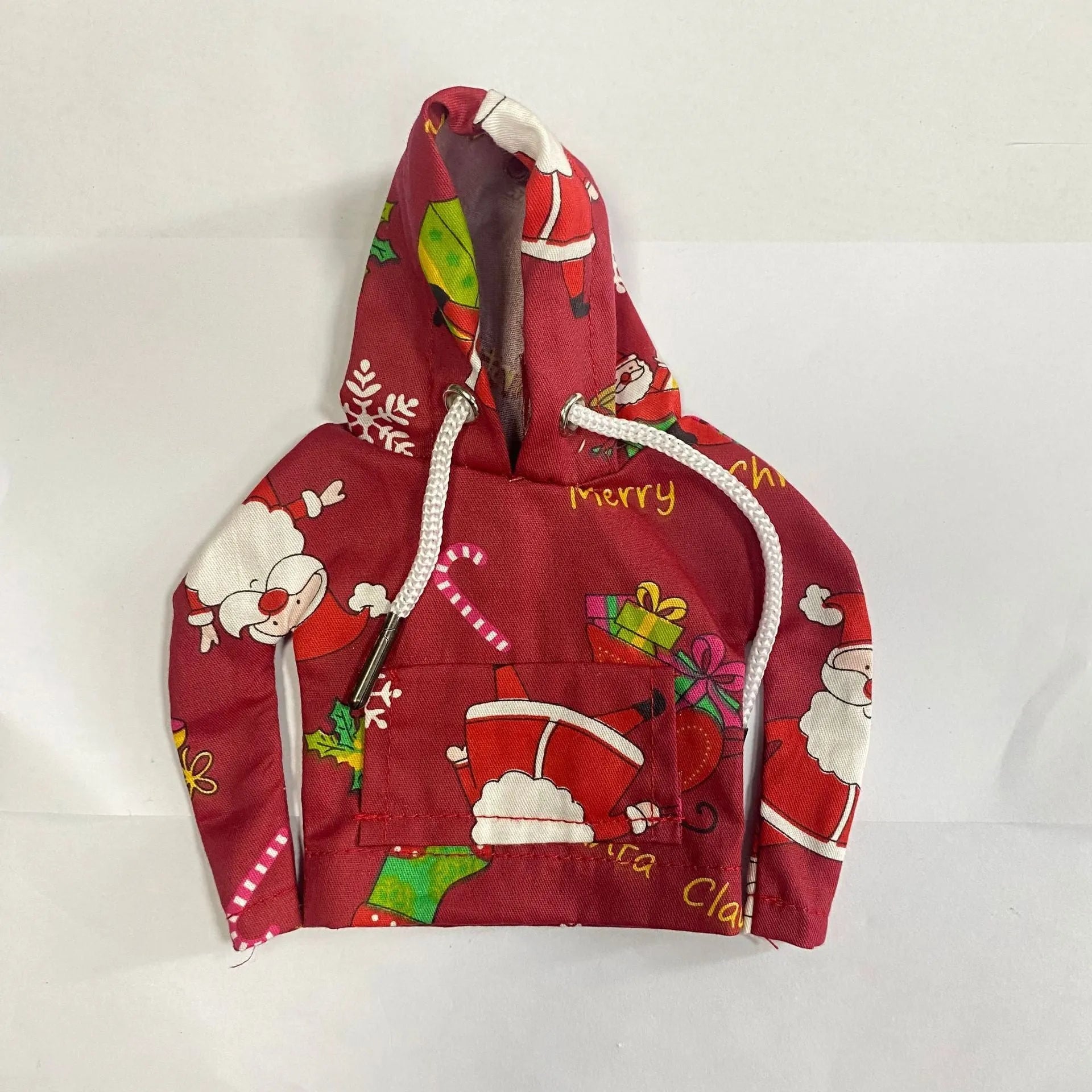 Christmas handbrake cover with fleece lining in Santa Claus design on car gear lever