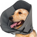 Adjustable polyester pet sterilisation collar shown in single-layer and double-layer styles.