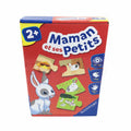 French educational puzzle toy for children with colourful picture and word cards