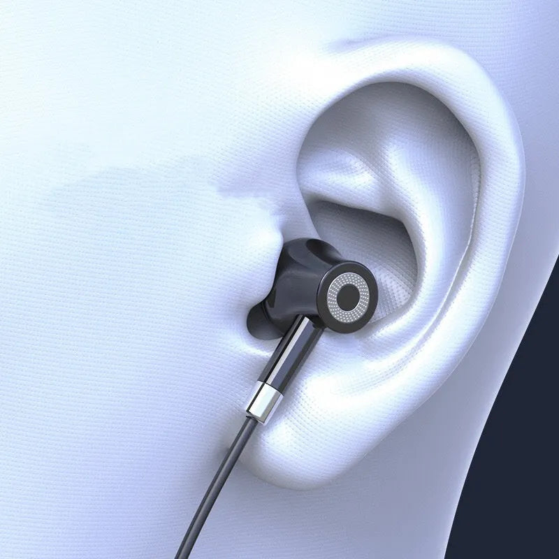 Wireless Bluetooth sports headset with neckband design and power display card in four colour options.