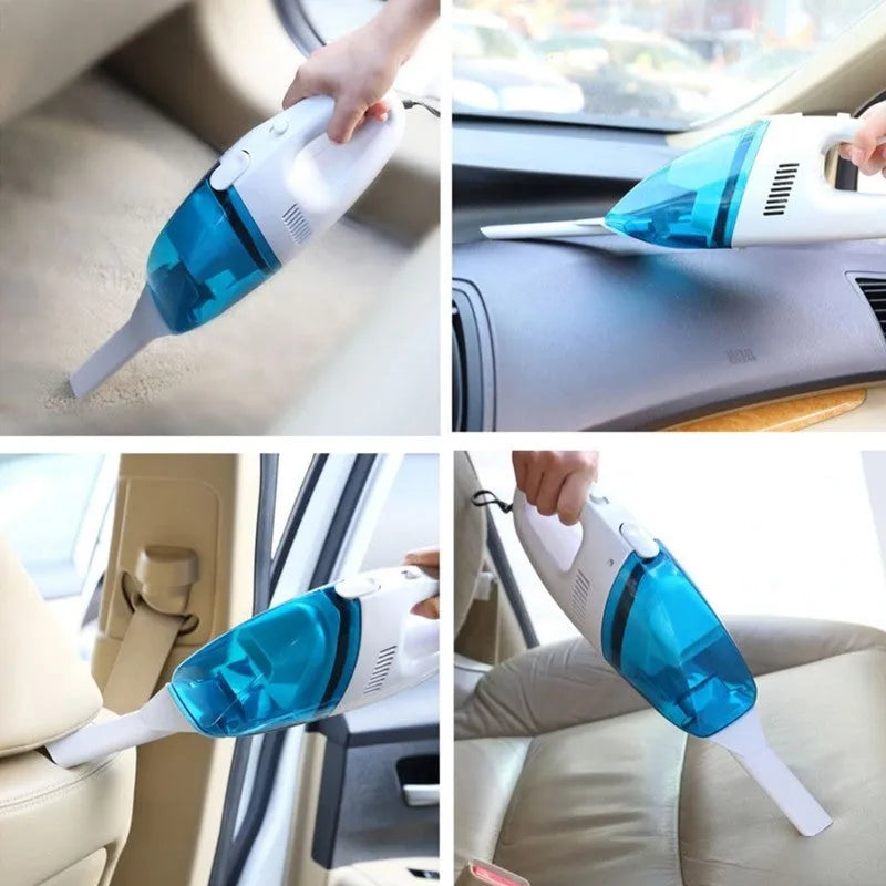 Car mini vacuum cleaner with plastic body, 700W motor, and 2.5-metre cable for automobile interior use
