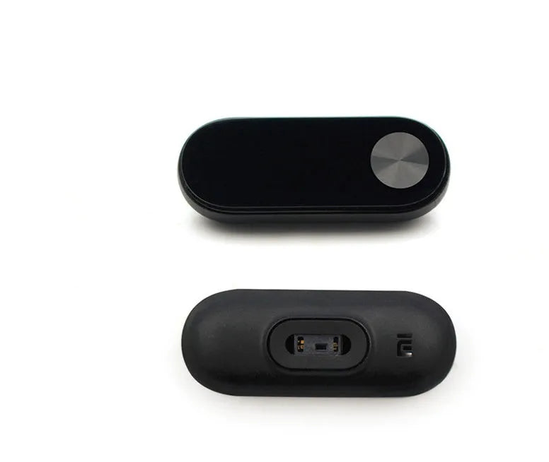 Xiaomi Mi Band 2 black fitness tracker with OLED screen and adjustable wrist strap