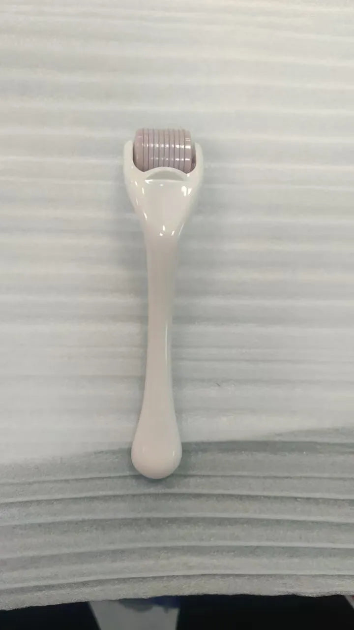 540 micro needle derma roller with adjustable size and multiple colour handle and wheel options