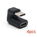 Plastic USB male to female adapter extension cable with U-bend design for mobile devices