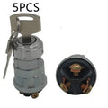 Copper automotive ignition switch with key for trucks and forklifts.