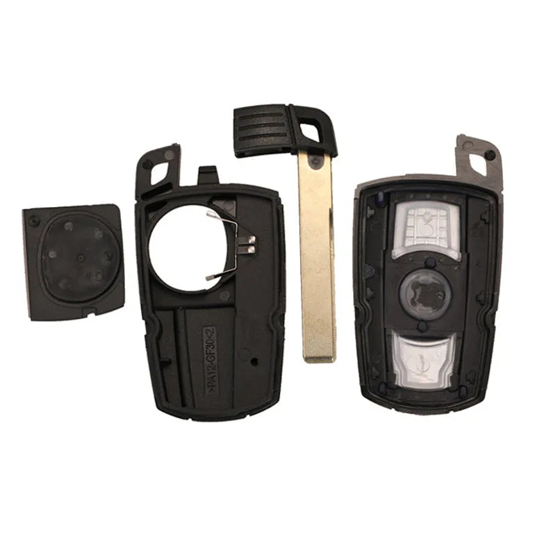 BMW semi-intelligent three-button remote car key blank for CAS3 systems