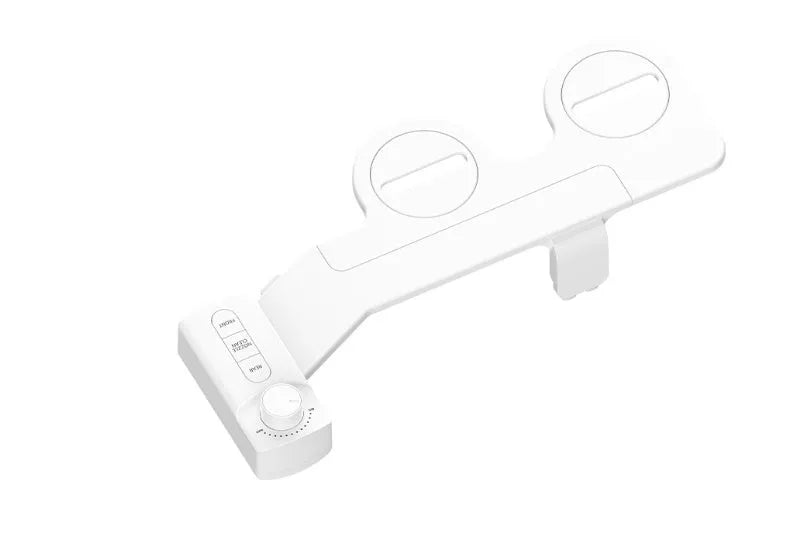 KB06 pure white portable button wash tool with removable cleaning nozzle and multiple standard fittings