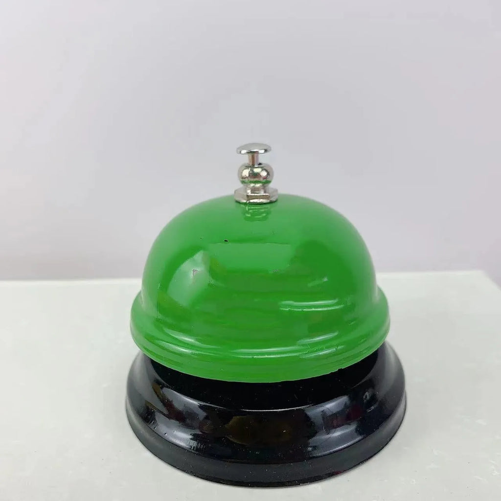 Iron game bell in multiple colour options for classroom or restaurant use