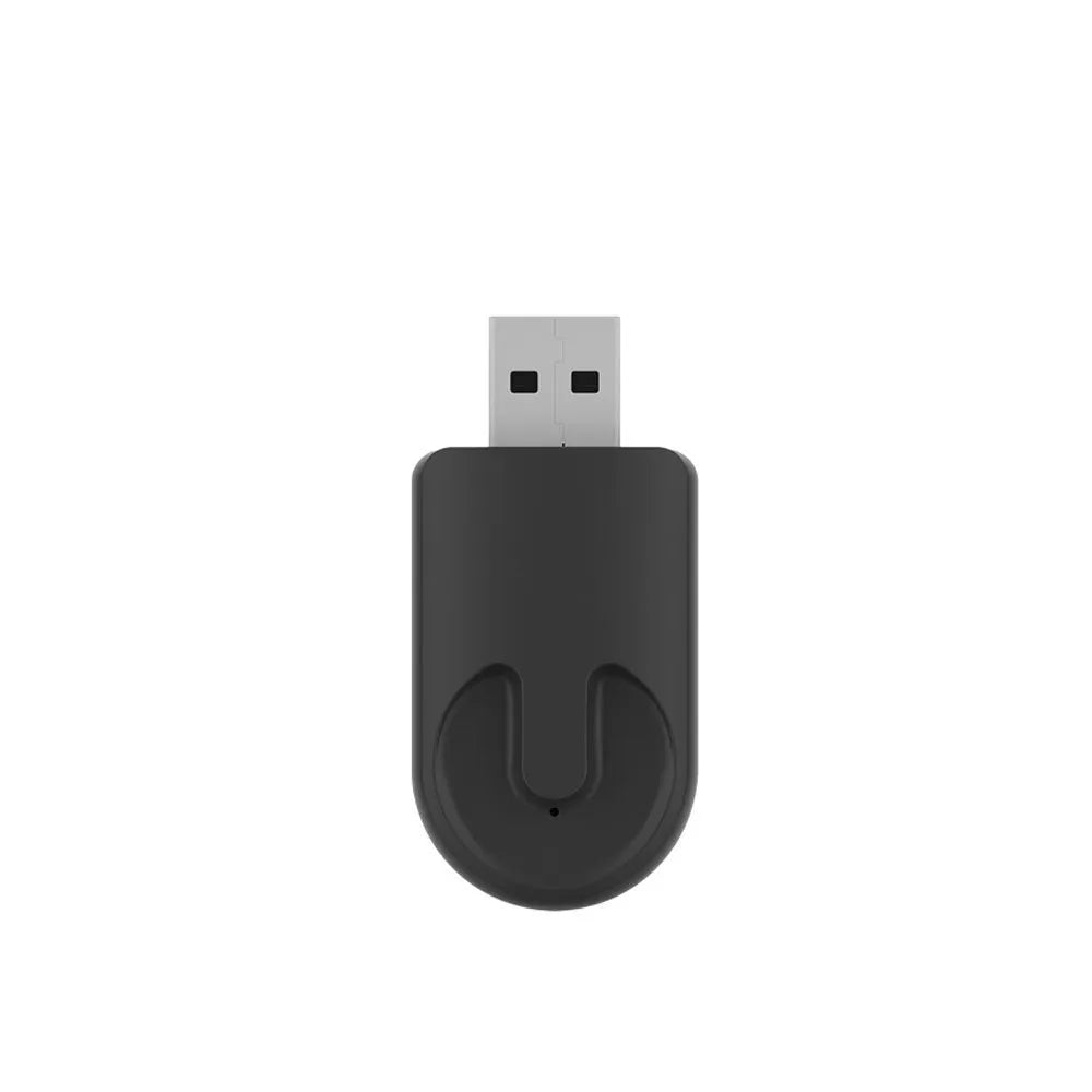 Black mini CarPlay USB interface adapter measuring 26×55×13mm with USB connector