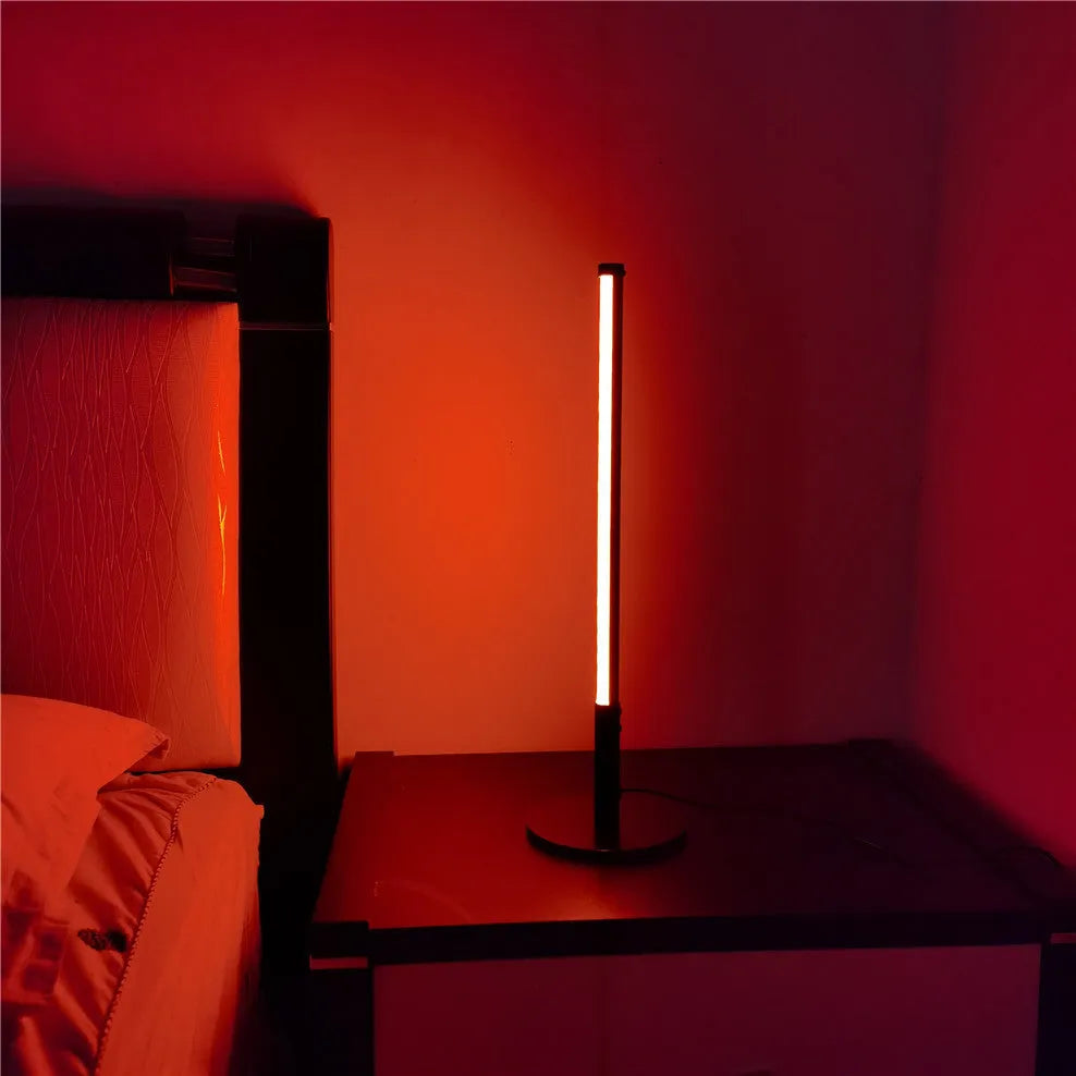 Black retro decorative atmosphere lamp with aluminium alloy body measuring 48.5cm tall