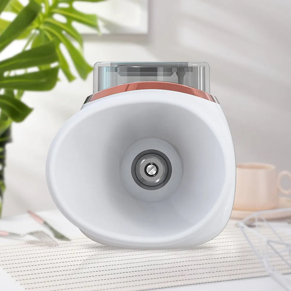 White and purple household eye humidifier fog moisturizing instrument with lithium battery