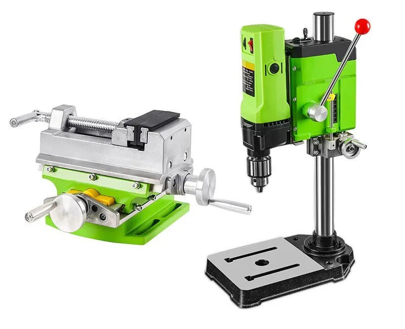 Mini bench drill milling machine with 240W motor for workshop use