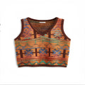 Men's round neck short sleeve polyester printed t-shirt in picture colour with loose fit design