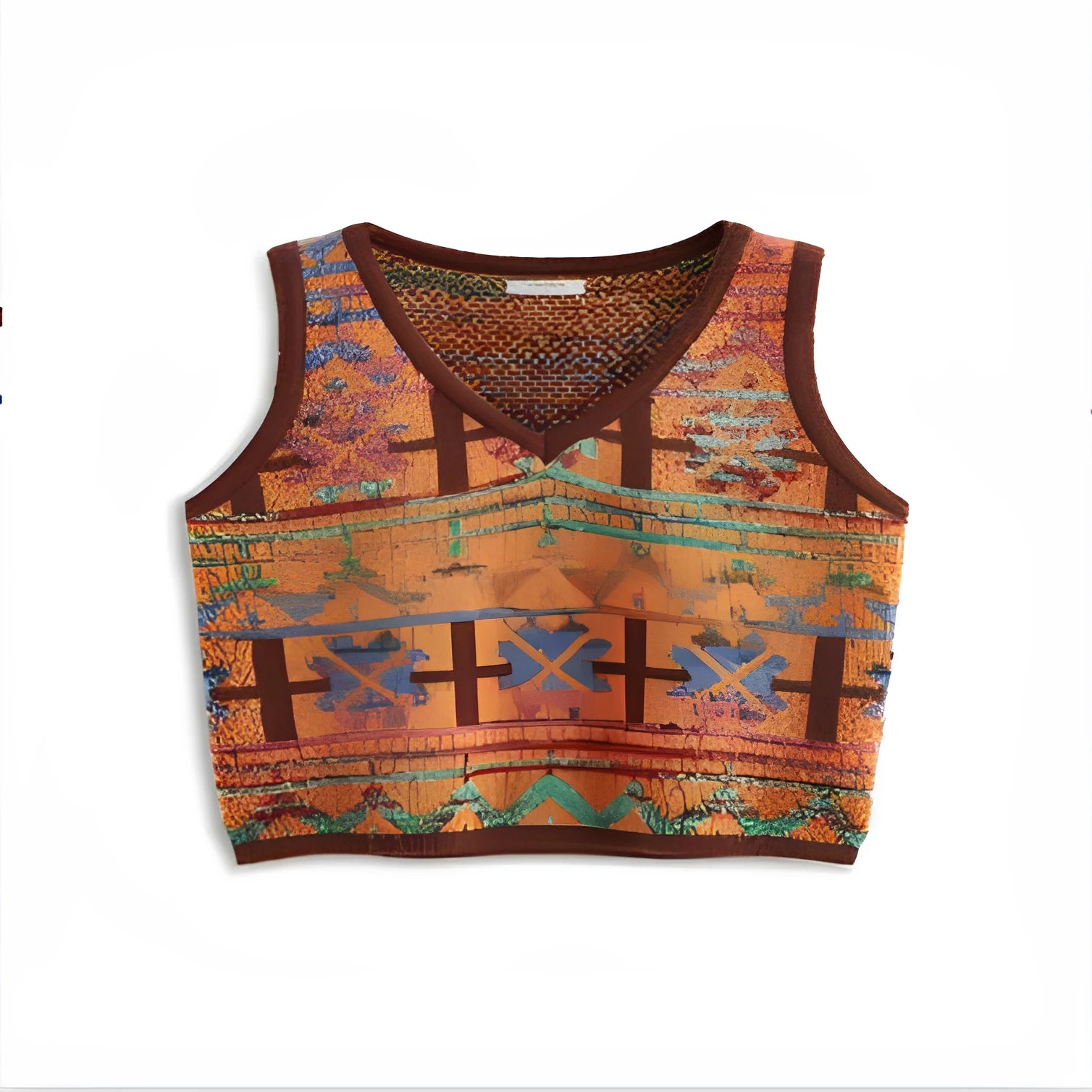 Men's round neck short sleeve polyester printed t-shirt in picture colour with loose fit design