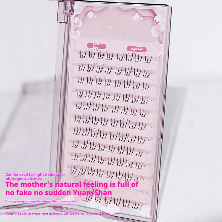 Kitten's Paw Lower Eyelashes with 12 row segmented design and pointed tail style