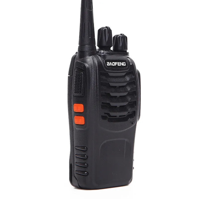 Baofeng BF-888S black handheld amateur walkie-talkie with 16 channels and 1800mAh battery