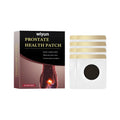 Pack of eight men's herbal prostate patches on a white background.