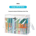 Large transparent foldable water buggy bag with 24L capacity and sealing function