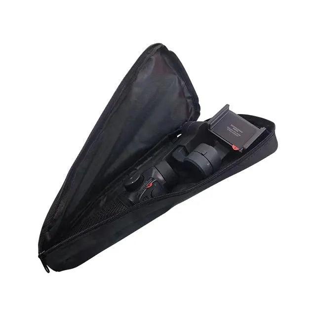 Black cloth storage bag for mobile phone stabilizer and camera gimbal accessories
