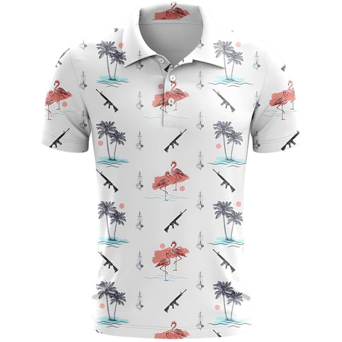 3D printed sports short sleeve shirt in polyester bird eye cloth with loose fit design