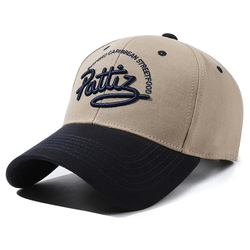 Cotton dome style adjustable hat with sunshade protection in black, white, khaki, dark blue, burgundy, pink