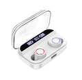 Black X11 Sky-Free wireless Bluetooth earbuds with touch controls and a white charging case.