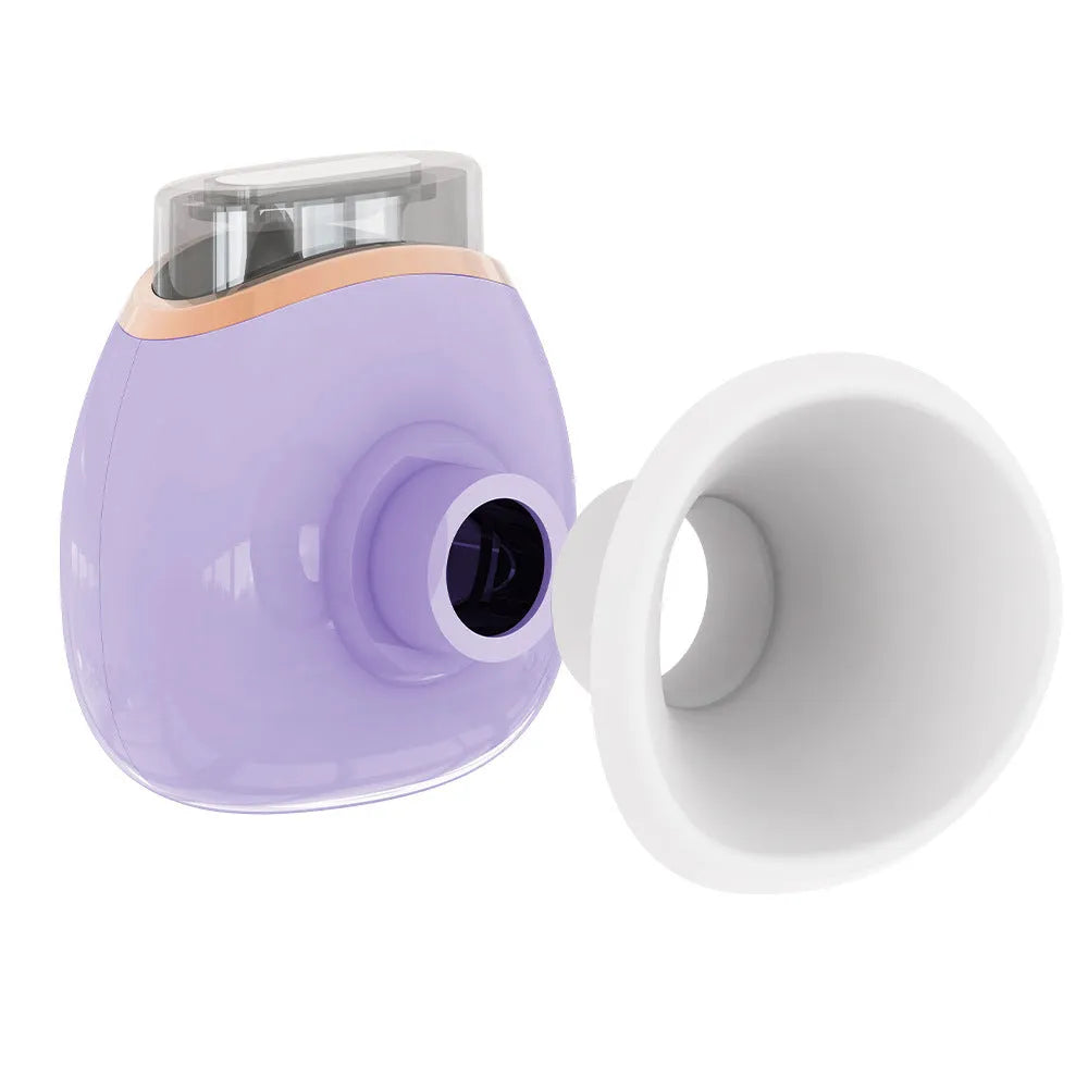 White and purple household eye humidifier fog moisturizing instrument with lithium battery