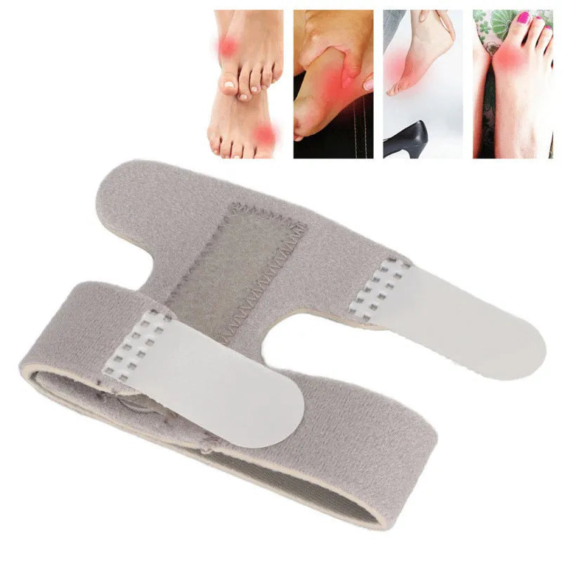 Toe fracture protective sleeve with steel bar in black fabric