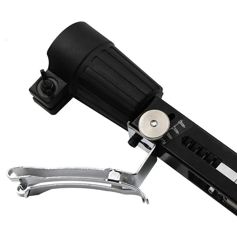 Chain screw gun head electric screwdriver with automatic nail gun function and attachments