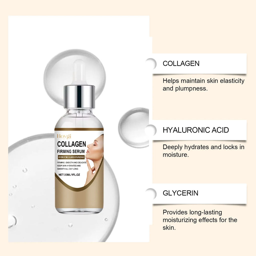 Collagen firming care solution 30ml serum in 2.8cm compact packaging