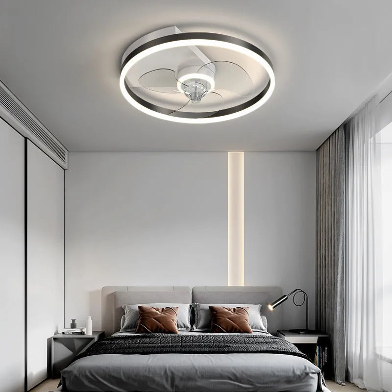 Nordic modern ceiling fan light fitting for a child's bedroom in one of seven available colours.