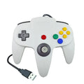N64 style USB computer game controller in multiple colour options including transparent variants
