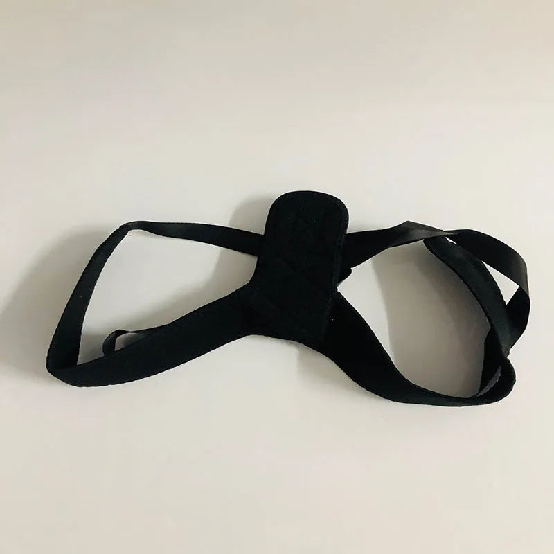 Babaka adjustable nylon posture correction belt for back support.