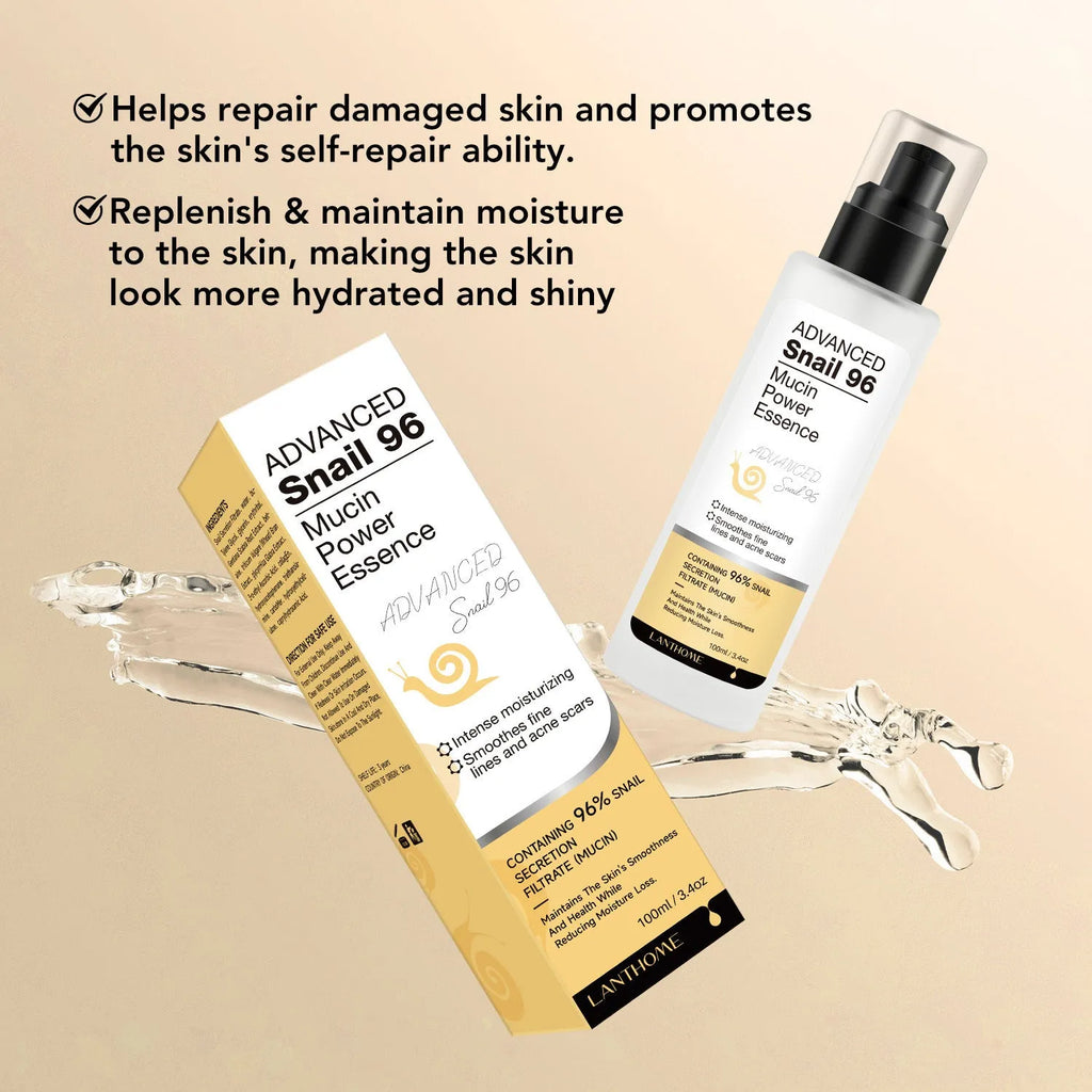 Snail Snail Serum moisturising essence liquid in a 100ml bottle for facial care.