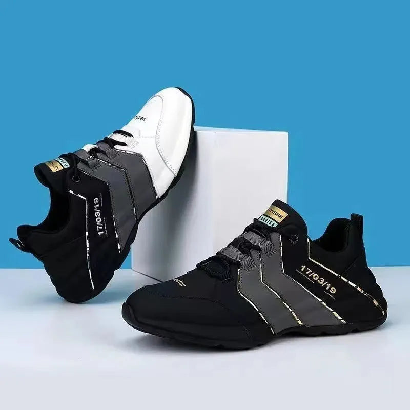 Casual low-top sneakers with mesh lining and plastic soles in various colours