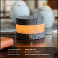 Orange volcanic rock USB night lamp with touch dimming and essential oil diffusion