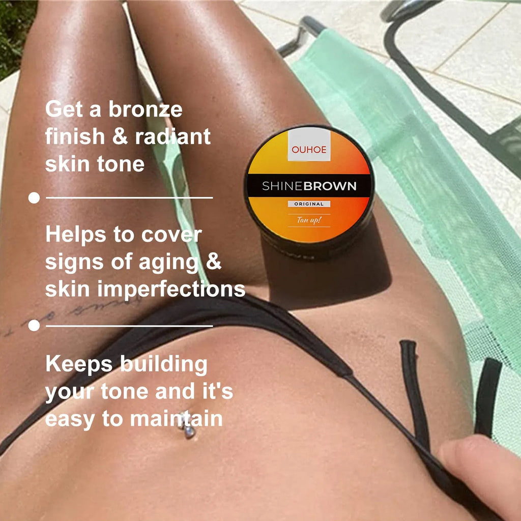 Combination pack of Intensive Tanning Luxe Gel body tanning cream and After Sun Aloe Vera Gel.