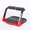 Mini multifunctional abdominal exercise device in sky blue or red colour for portable fitness