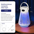 White electric shock mosquito killing lamp with ABS shell, portable design for indoor use