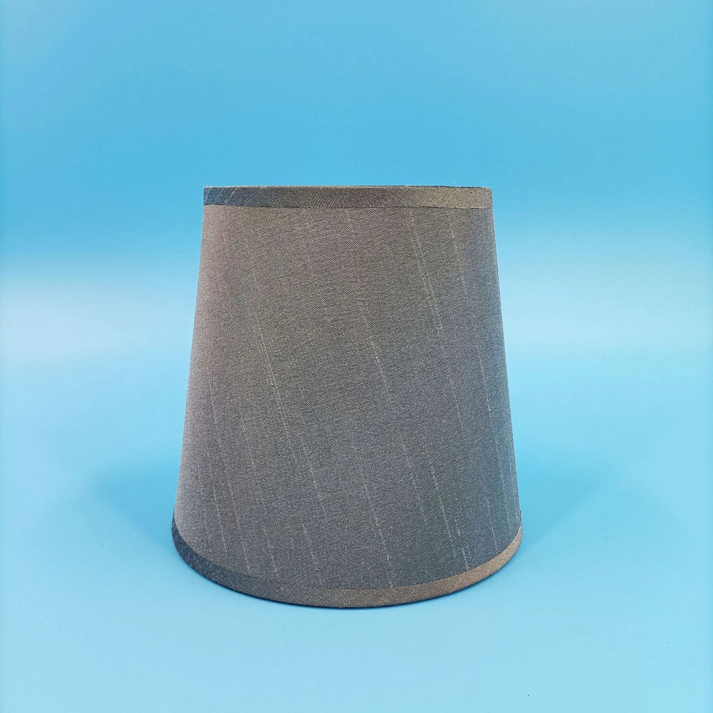 Modern minimalist fabric lampshade in a mini size for pendant lights, shown in a beige colour.