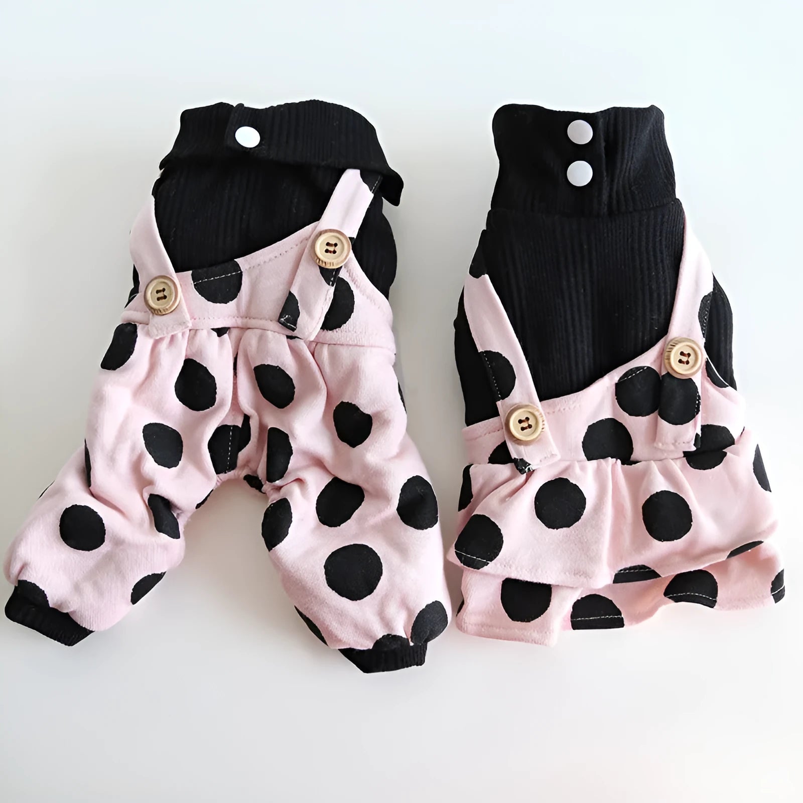 Lapel shoulder strap dog clothing in casual style with size options from XS to XL